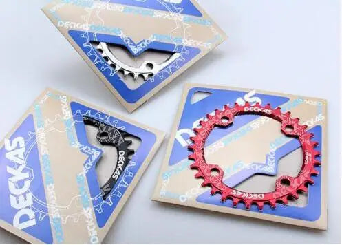 Deckas 104BCD Round Narrow Wide Chainring MTB Mountain bike bicycle 104BCD 32T 34T 36T 38T crankset Tooth plate Parts 104 BCD