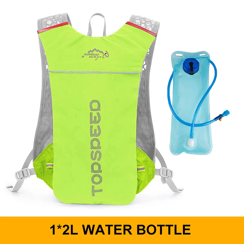 Outdoor Trail Running 5L Ultralight Backpack Hydration Jogging Vest Men Breathable Marathon Bicycle Bag Water Bottle 500ML