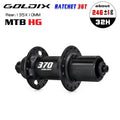 GOLDIX GDX370 32H Bicycle Hub Sealed Bearing Center Lock Disc Brake J-Bend 32 Holes Ratchet 36T BOOST MTB Hub for Shimano SRAM