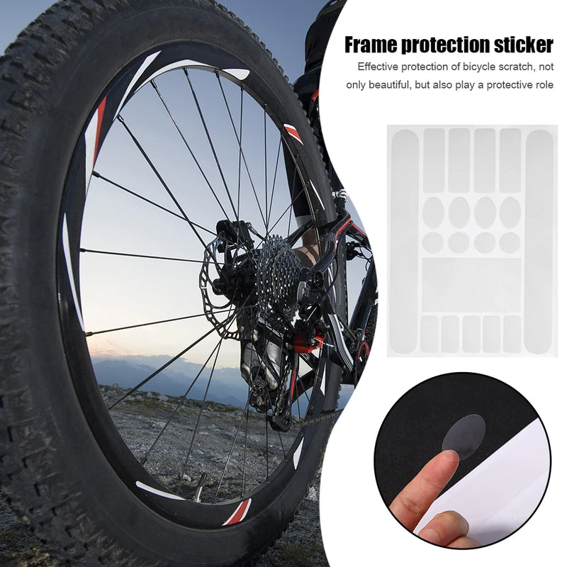 Bicycle Chain Protection Sticker MTB Bike Anti-scratch Anti-Rub Frame Protector Film Anti-scratch Sticker Frame Safety Tape