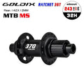 GOLDIX GDX370 32H Bicycle Hub Sealed Bearing Center Lock Disc Brake J-Bend 32 Holes Ratchet 36T BOOST MTB Hub for Shimano SRAM