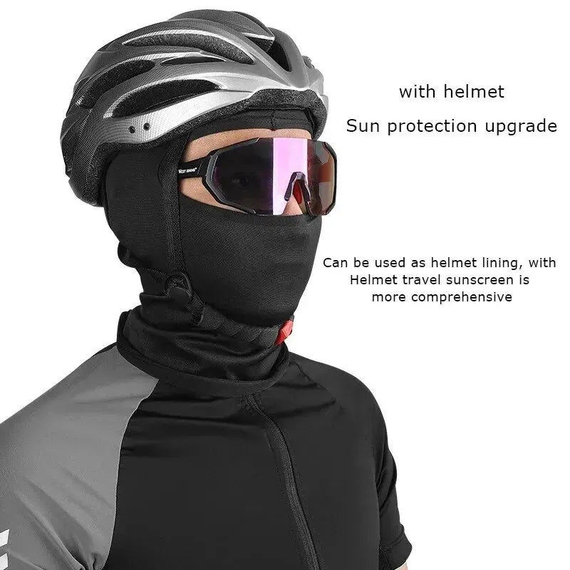 Balaclava Cycling Caps for Men Bicycle Travel Quick Dry Dustproof Face Cover Sun Protection Hat Windproof Sports Hood Ski Mask