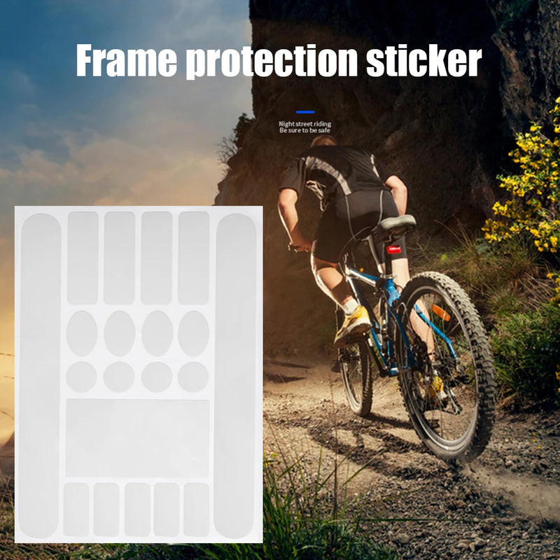 Bicycle Chain Protection Sticker MTB Bike Anti-scratch Anti-Rub Frame Protector Film Anti-scratch Sticker Frame Safety Tape