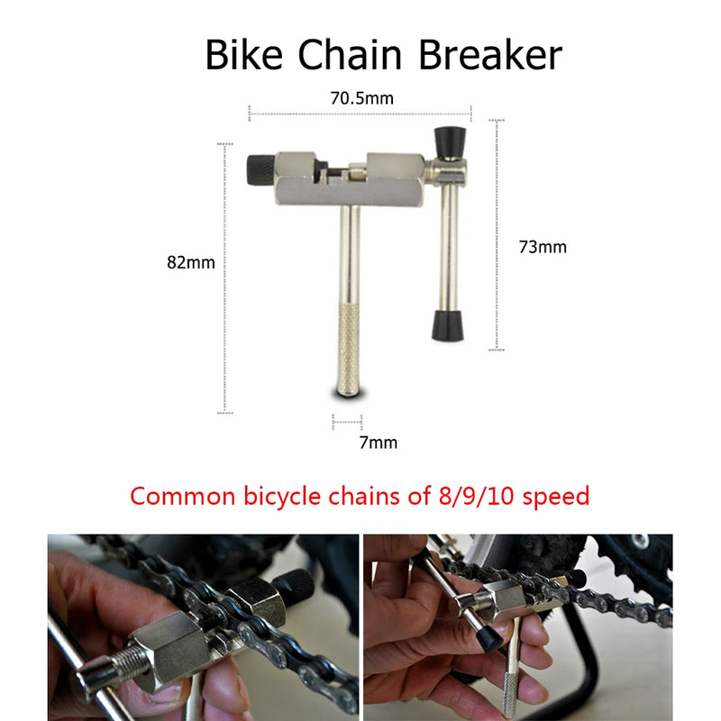 Bicycle Repair Tool Kits Chain Breaker Crank Puller Outdoor Cycling Pedal Remover Puller Bike Tools Set MTB Bicycle Accessories