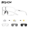 SCVCN Photochromic Sports Sunglasses Cycling Glasses for Men Mountain MTB Bike Road Bicycle Cycle Goggles UV400 Women Driving