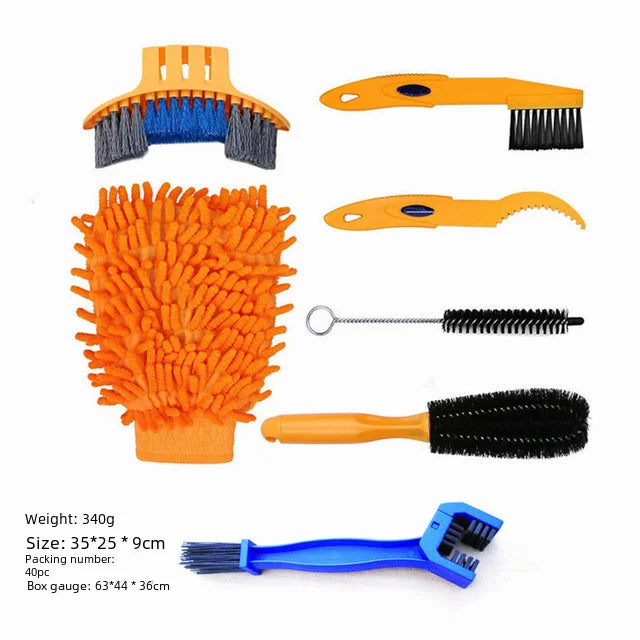 Bicycle Chain Cleaner Set Large Brush Box Mountain Bike Accessories Maintenance Tool Cleaning Chains Boxes