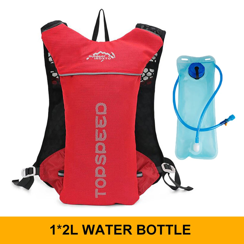 Outdoor Trail Running 5L Ultralight Backpack Hydration Jogging Vest Men Breathable Marathon Bicycle Bag Water Bottle 500ML