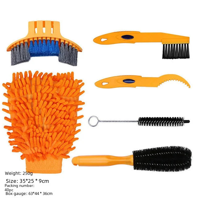 Bicycle Chain Cleaner Set Large Brush Box Mountain Bike Accessories Maintenance Tool Cleaning Chains Boxes