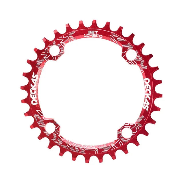 Deckas 104BCD Round Narrow Wide Chainring MTB Mountain bike bicycle 104BCD 32T 34T 36T 38T crankset Tooth plate Parts 104 BCD